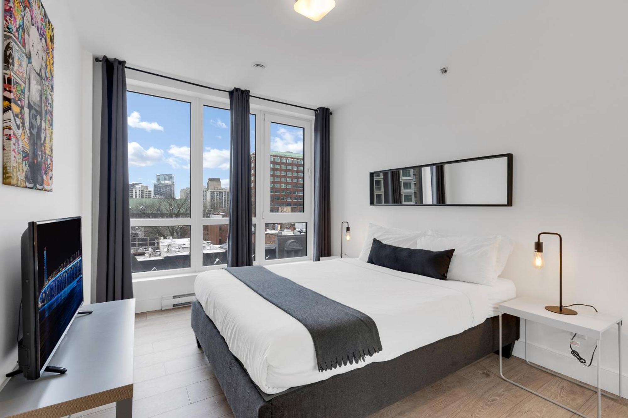 Liv Mtl Downtown Apart otel Montréal Dış mekan fotoğraf